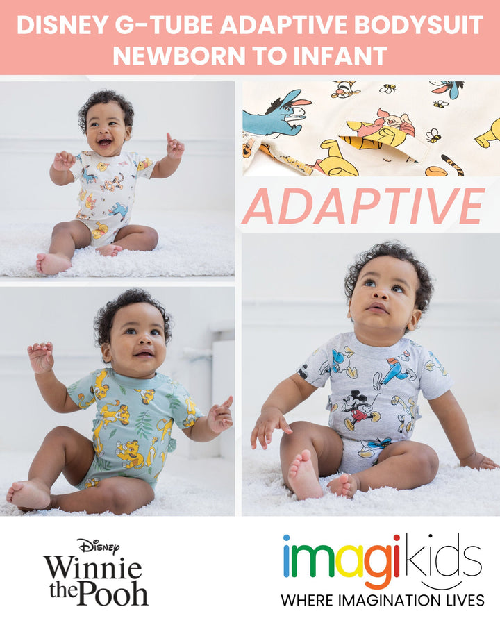 Disney Winnie the Pooh G-Tube Adaptive Bodysuit - imagikids