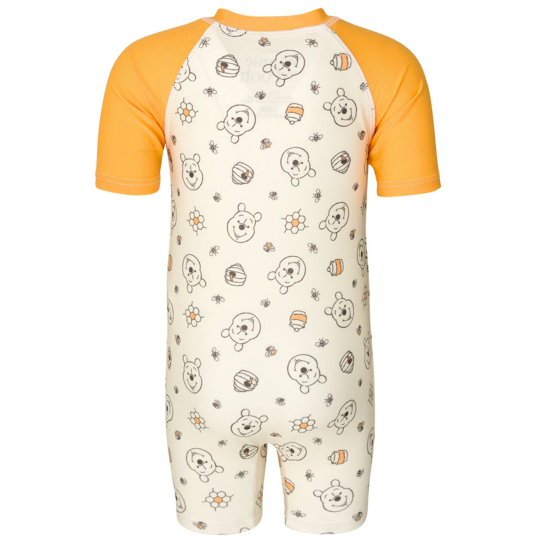 Disney Winnie the Pooh Half Zip Swim Sunsuit - imagikids