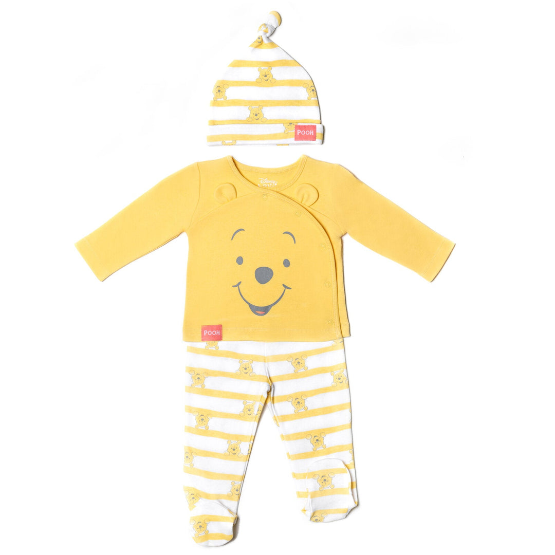 Disney Winnie the Pooh Jacket Pants and Hat 3 Piece Outfit Set - imagikids