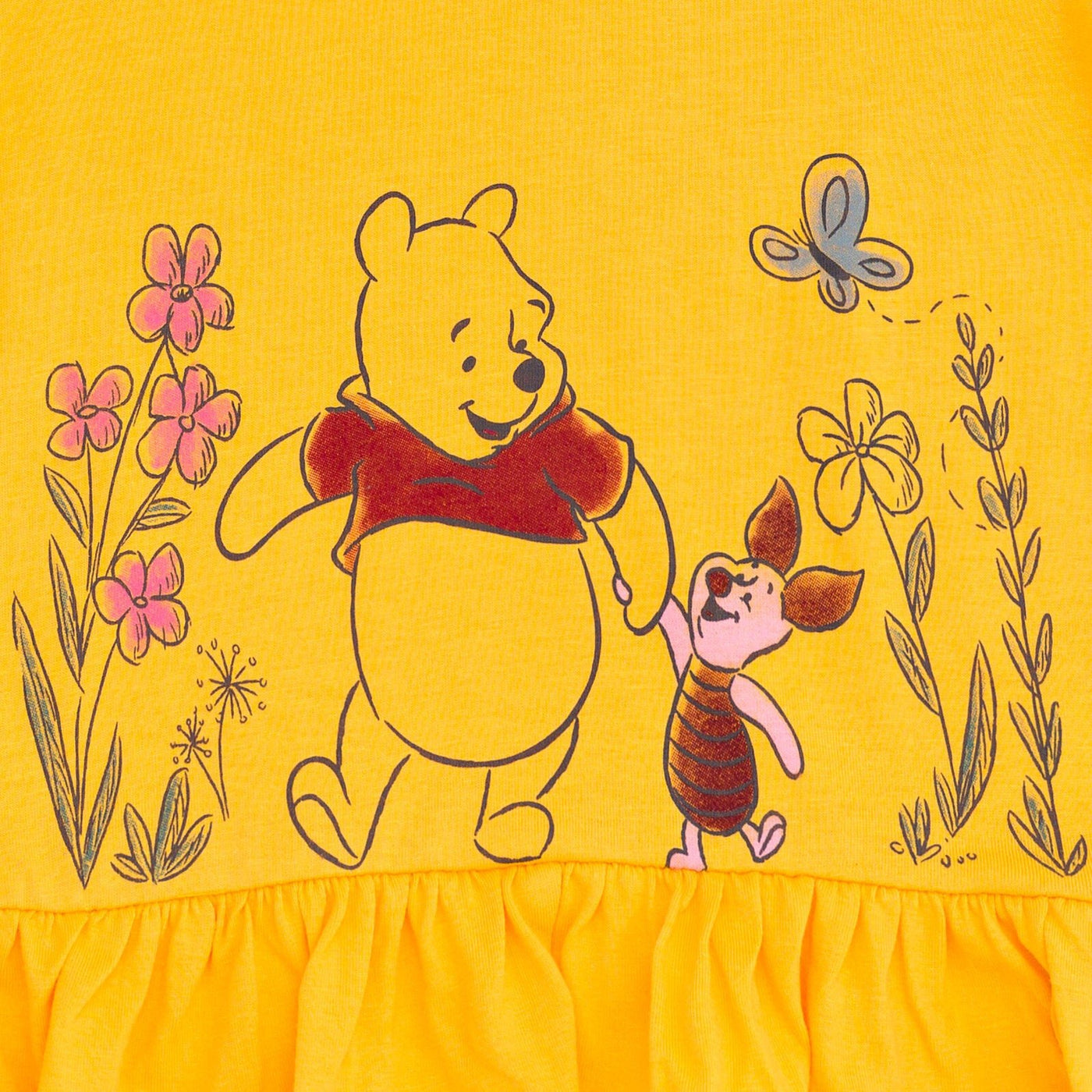 Disney Winnie the Pooh Peplum T-Shirt and Leggings Outfit Set - imagikids