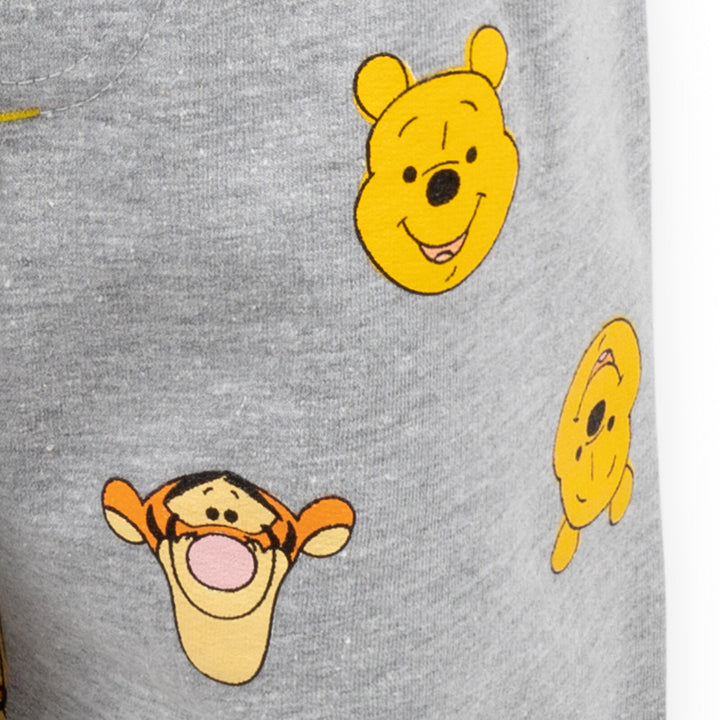 Disney Winnie the Pooh Pullover T-Shirt and French Terry Shorts Outfit Set - imagikids