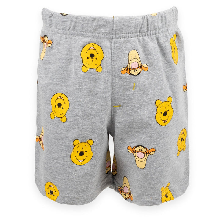 Disney Winnie the Pooh Pullover T-Shirt and French Terry Shorts Outfit Set - imagikids