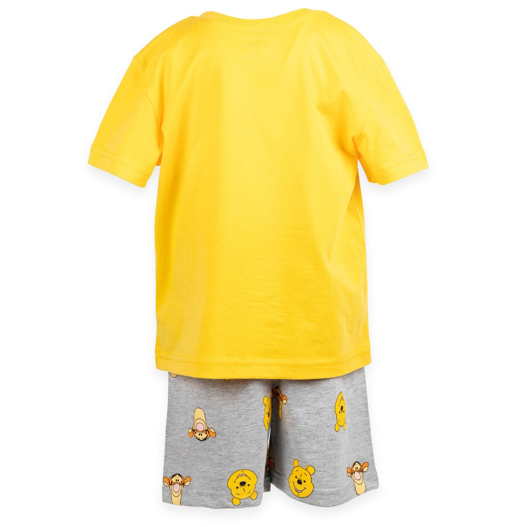 Disney Winnie the Pooh Pullover T-Shirt and French Terry Shorts Outfit Set - imagikids