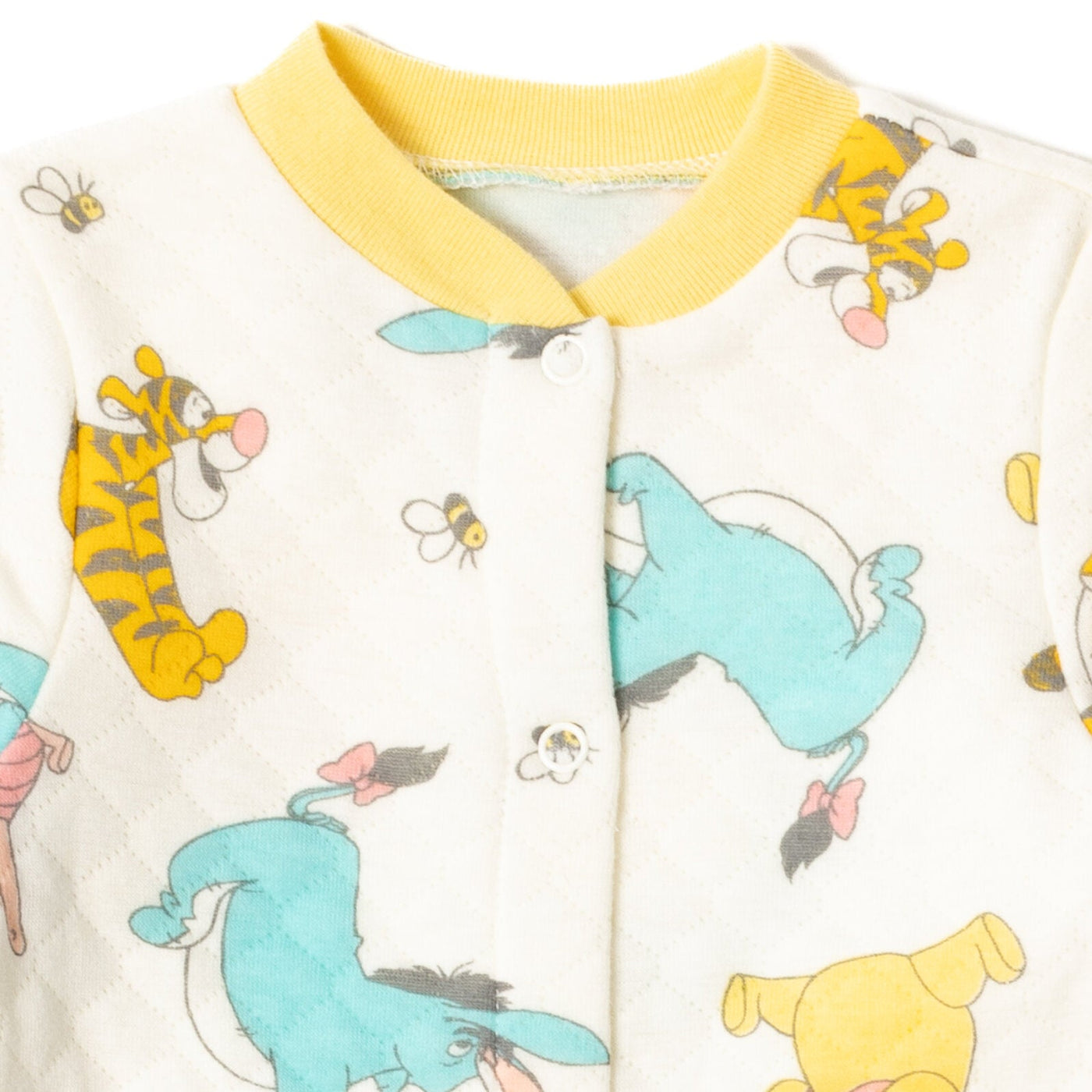 Disney Winnie the Pooh Quilted french terry Ring Snap Coverall - imagikids