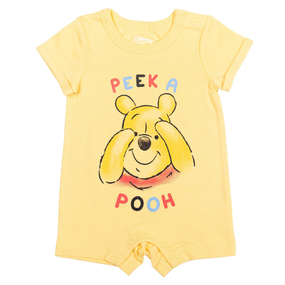 Disney Winnie the Pooh Romper and Bucket Sun Hat - imagikids