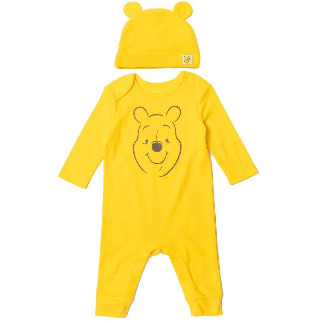 Disney Winnie the Pooh Snap Coverall and Hat - imagikids