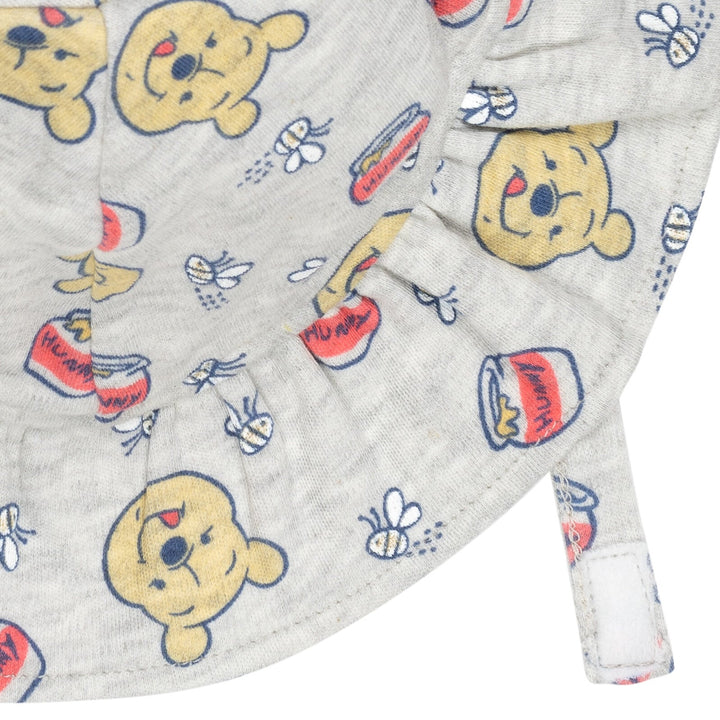 Disney Winnie the Pooh Snap Romper and Bucket Sun Hat - imagikids