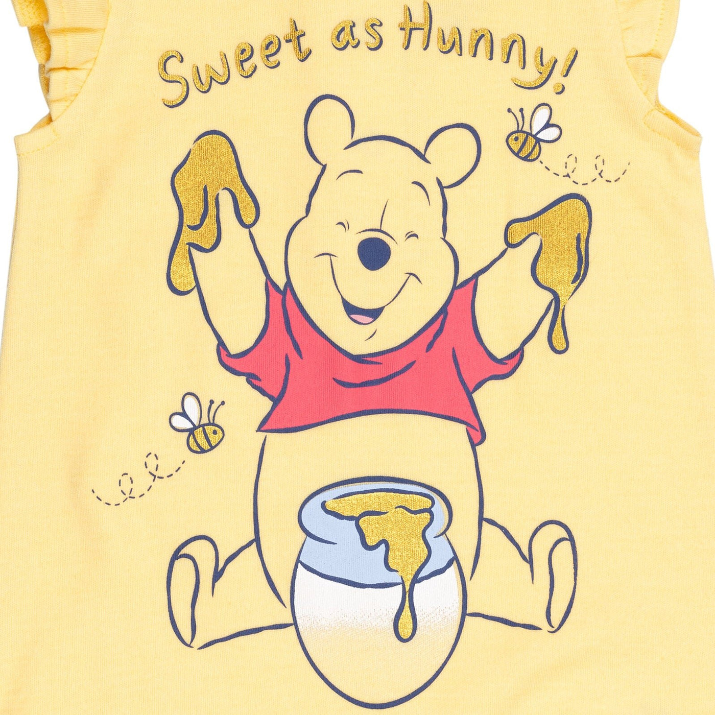 Disney Winnie the Pooh Snap Romper and Bucket Sun Hat - imagikids