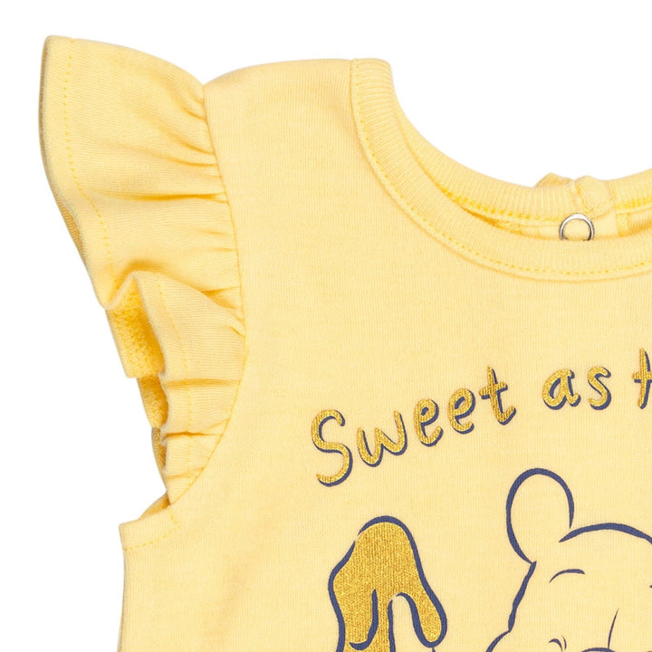 Disney Winnie the Pooh Snap Romper and Bucket Sun Hat - imagikids