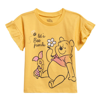 Disney Winnie the Pooh T-Shirt and Bike Shorts Outfit Set - imagikids