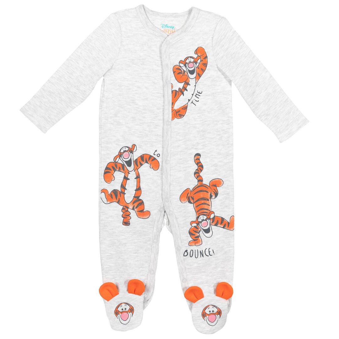 Disney Winnie the Pooh Tigger 2 Pack Snap Sleep N' Play Coveralls - imagikids