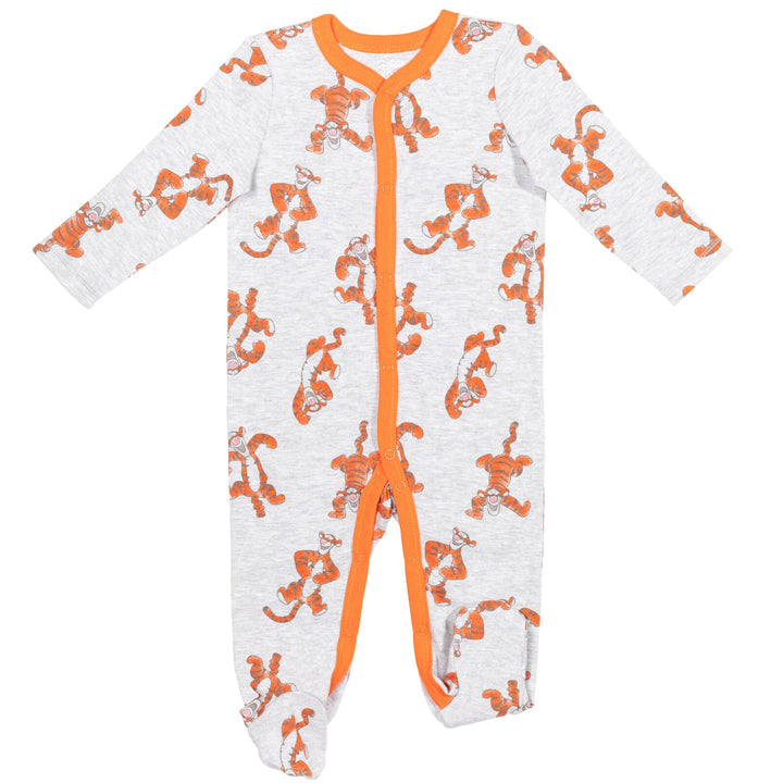 Disney Winnie the Pooh Tigger 2 Pack Snap Sleep N' Play Coveralls - imagikids