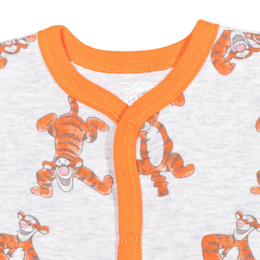 Disney Winnie the Pooh Tigger 2 Pack Snap Sleep N' Play Coveralls - imagikids