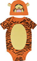 Disney Winnie the Pooh Tigger Cosplay Bodysuit and Hat Set