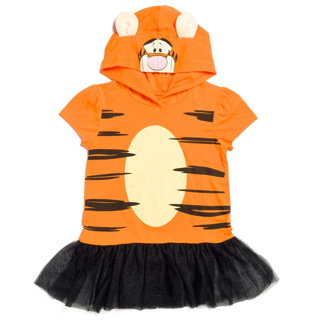 Disney Winnie the Pooh Tigger Cosplay T-Shirt Dress and Leggings - imagikids