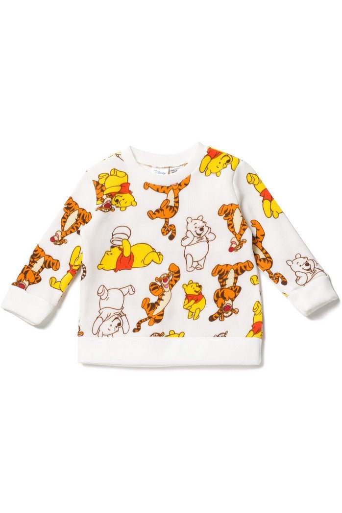 Disney Winnie the Pooh Tigger Fleece Pullover Sweatshirt and Pants Set Newborn to Toddler - imagikids