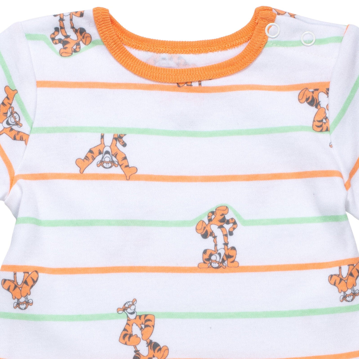 Disney Winnie the Pooh Tigger French Terry Short Overalls T-Shirt and Hat 3 Piece Outfit Set - imagikids