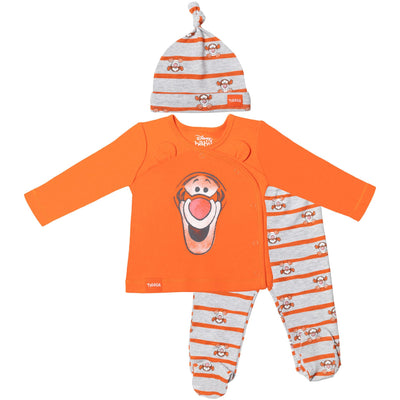 Disney Winnie the Pooh Tigger Jacket Pants and Hat 3 Piece Outfit Set - imagikids