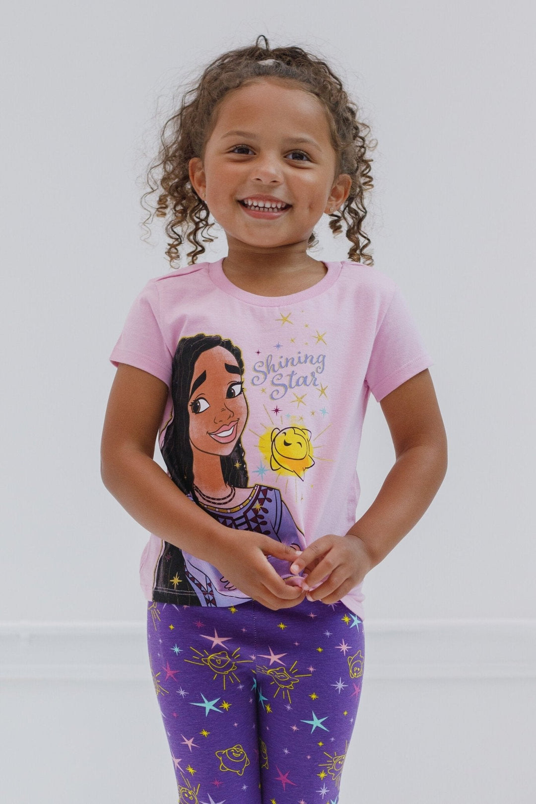 Disney Wish Asha Star Girls T-Shirt and Leggings Outfit Set - imagikids