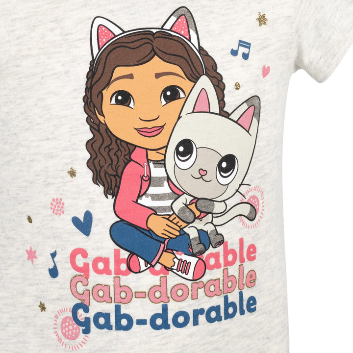 Dreamworks Gabby's Dollhouse Pandy Paws 3 Pack T-Shirts - imagikids