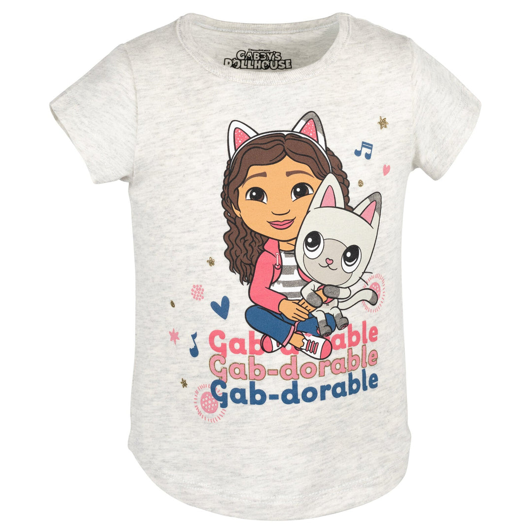 Dreamworks Gabby's Dollhouse Pandy Paws 3 Pack T-Shirts - imagikids