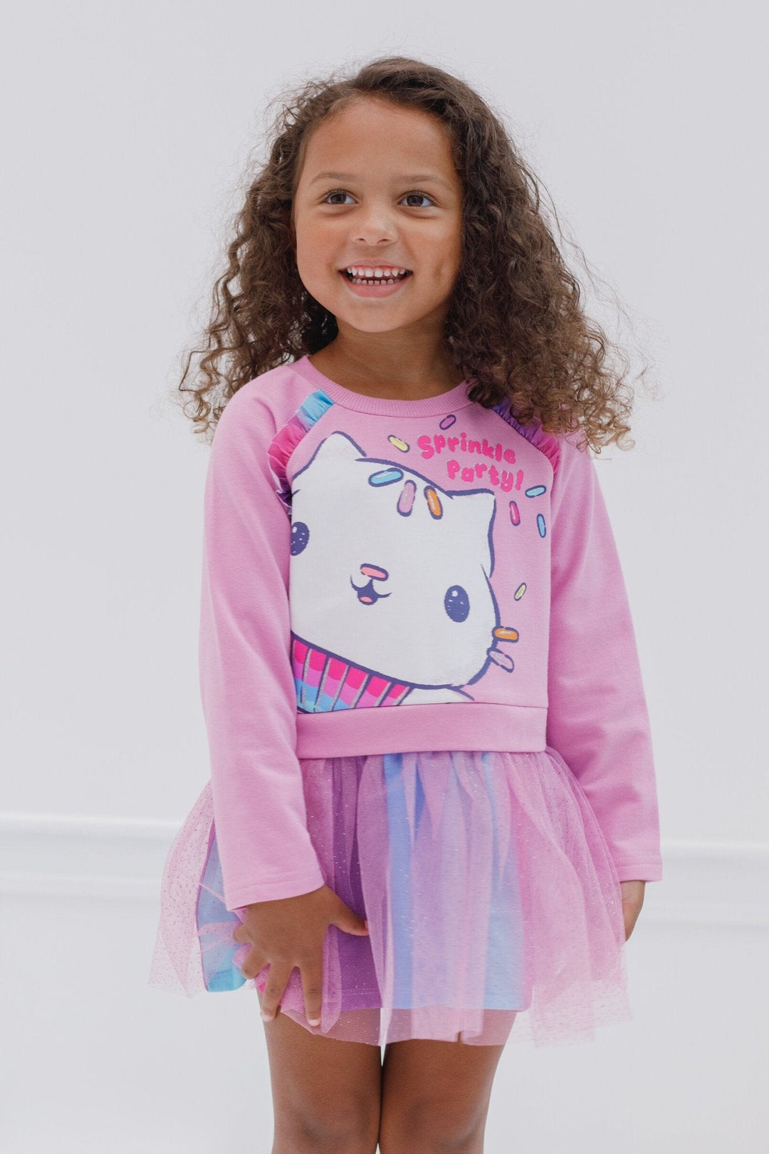 Dreamworks Gabby's Dollhouse Pandy Paws Cakey Cat Girls French Terry Dress | FREE Shipping on Orders $50+ and Free Returns imagikids Dreamworks Gabby's Dollhouse Pandy Paws Cakey Cat Girls French Terry Dress | FREE Shipping on Orders $50+ and Free Returns imagikids