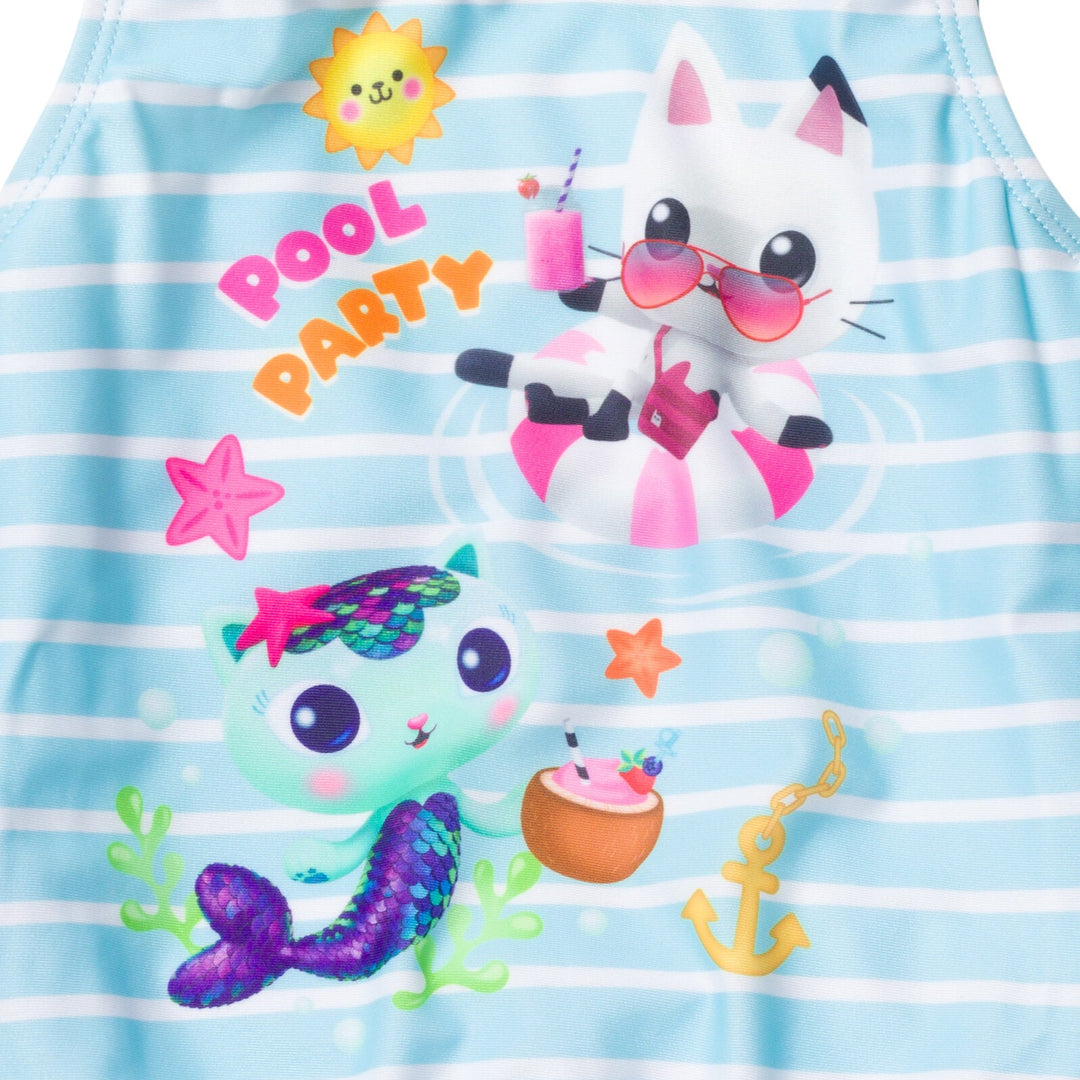 Dreamworks Gabby's Dollhouse UPF 50+ One Piece Bathing Suit - imagikids