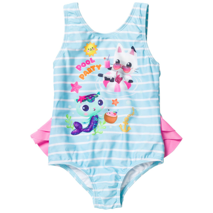 Dreamworks Gabby's Dollhouse UPF 50+ One Piece Bathing Suit - imagikids