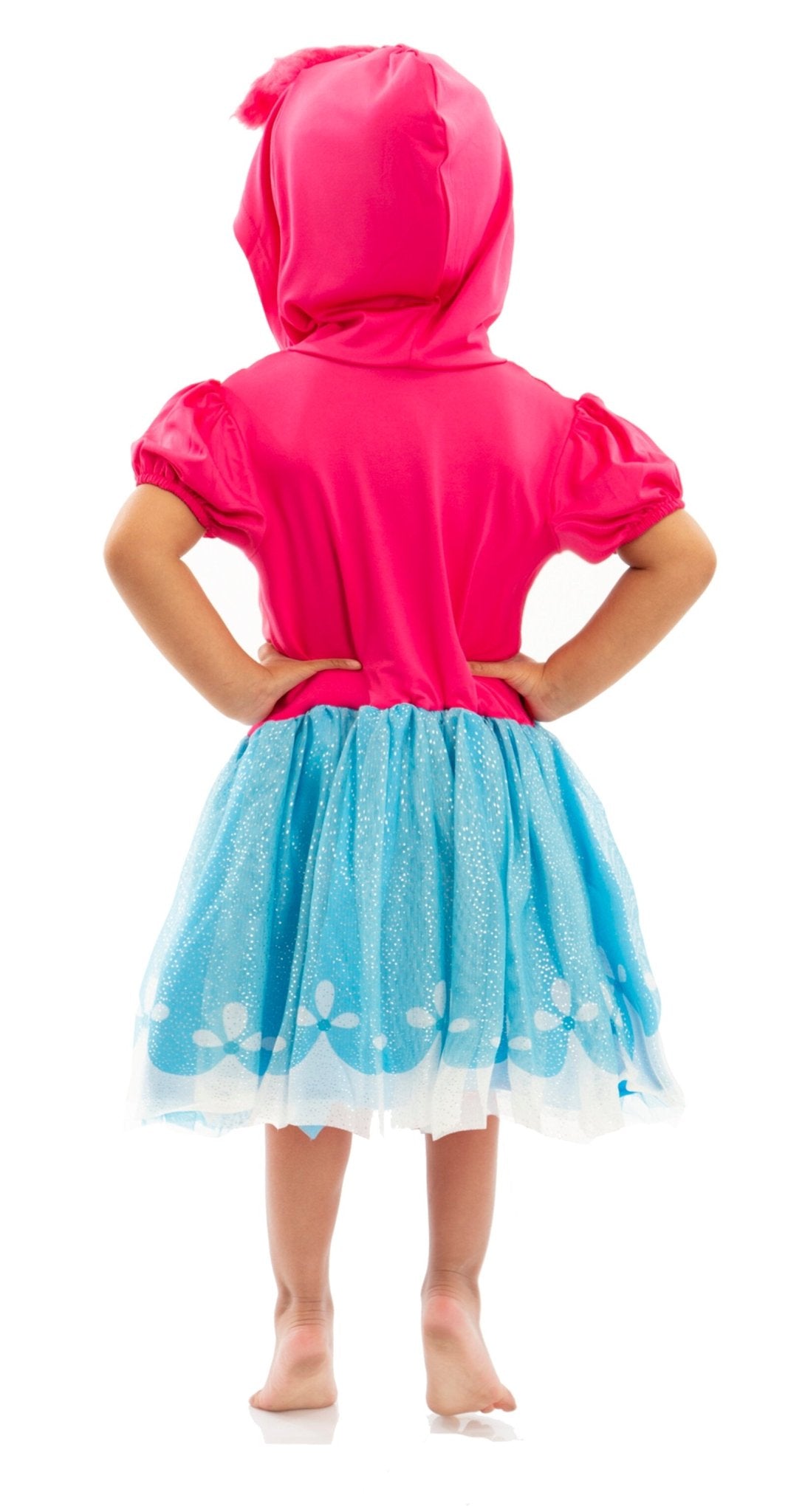 DreamWorks Poppy Cosplay Short Sleeve Dress - imagikids