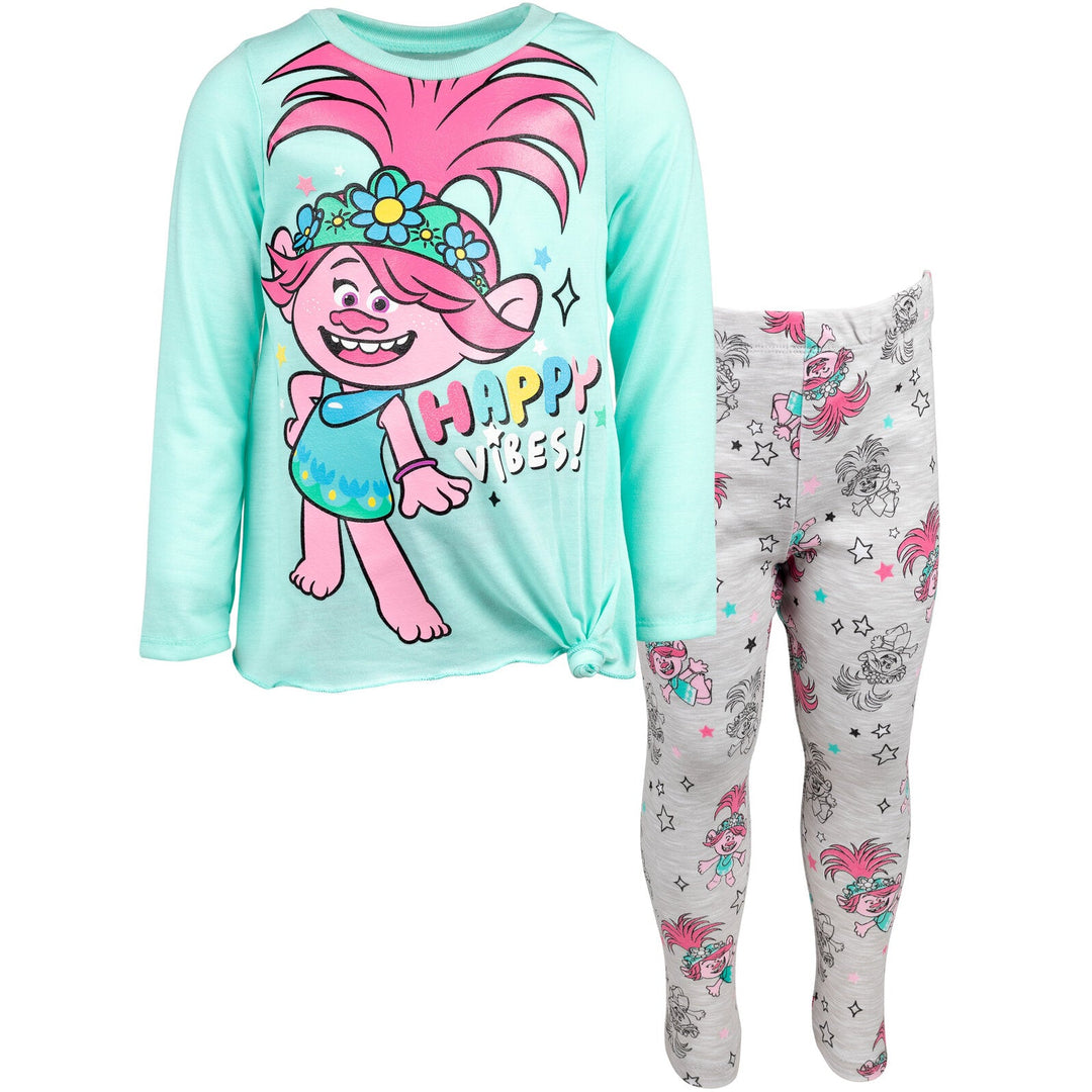 DreamWorks Trolls Poppy Pullover T-Shirt and Leggings Outfit Set - imagikids