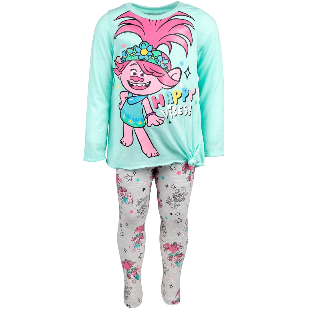 DreamWorks Trolls Poppy Pullover T-Shirt and Leggings Outfit Set - imagikids