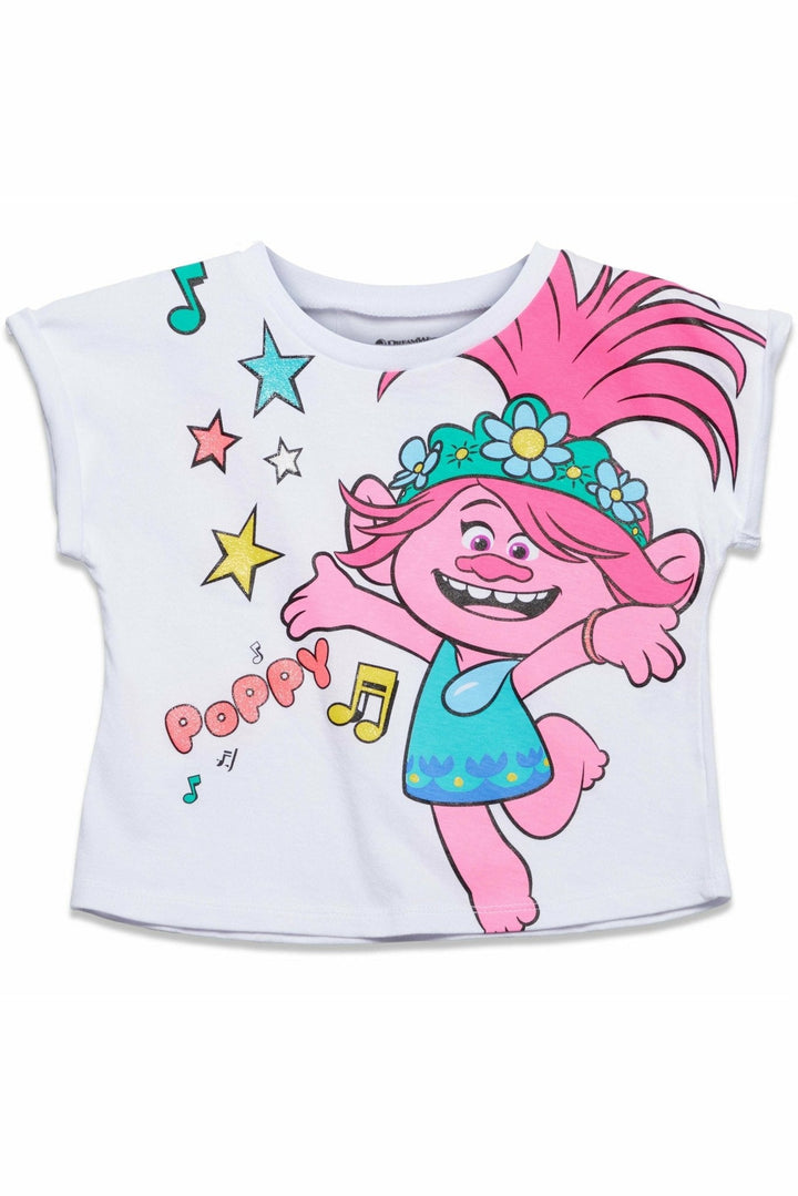 DreamWorks Trolls Poppy Short Sleeve T-Shirt Tutu Skirt Set - imagikids