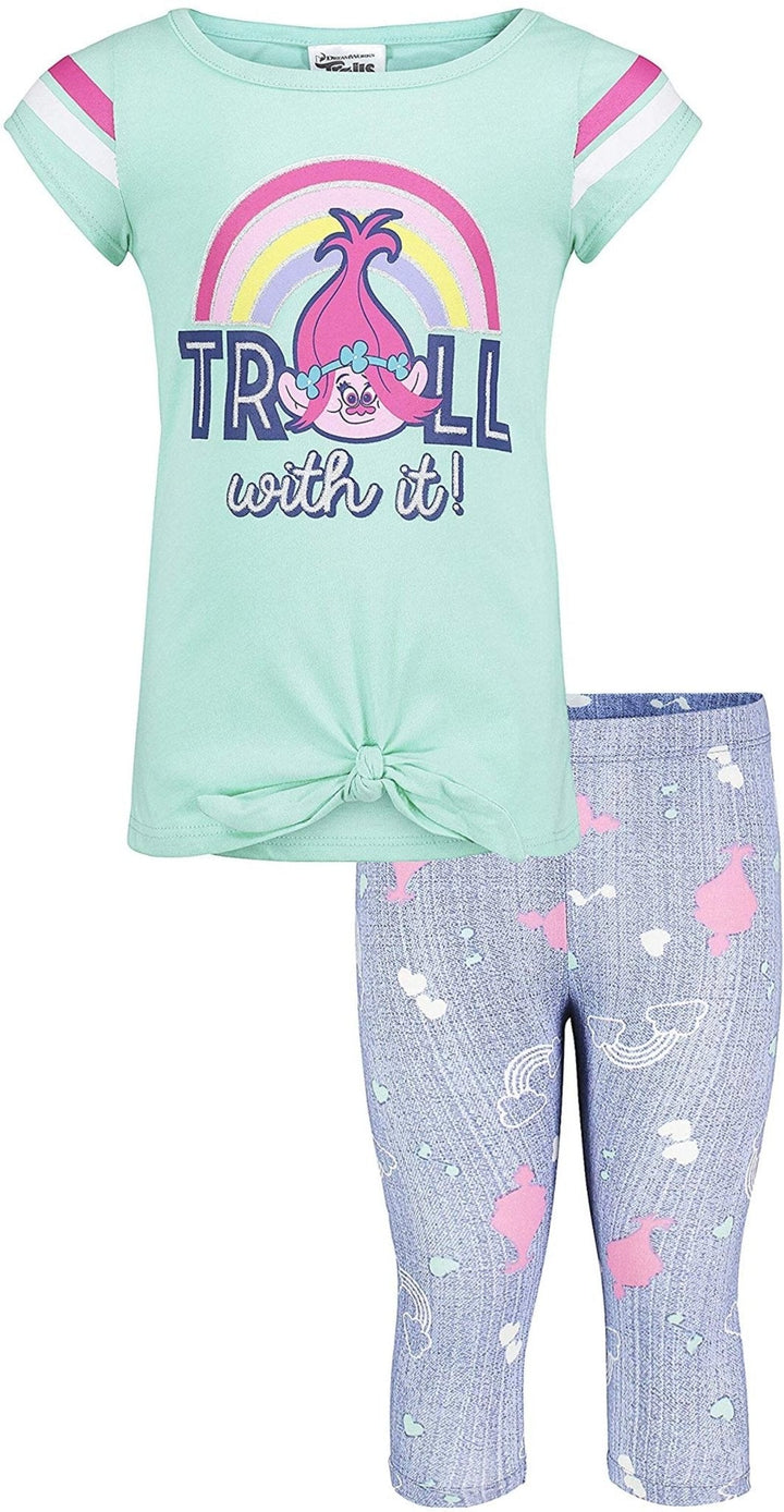 DreamWorks Trolls Poppy T-Shirt and Leggings Outfit Set - imagikids