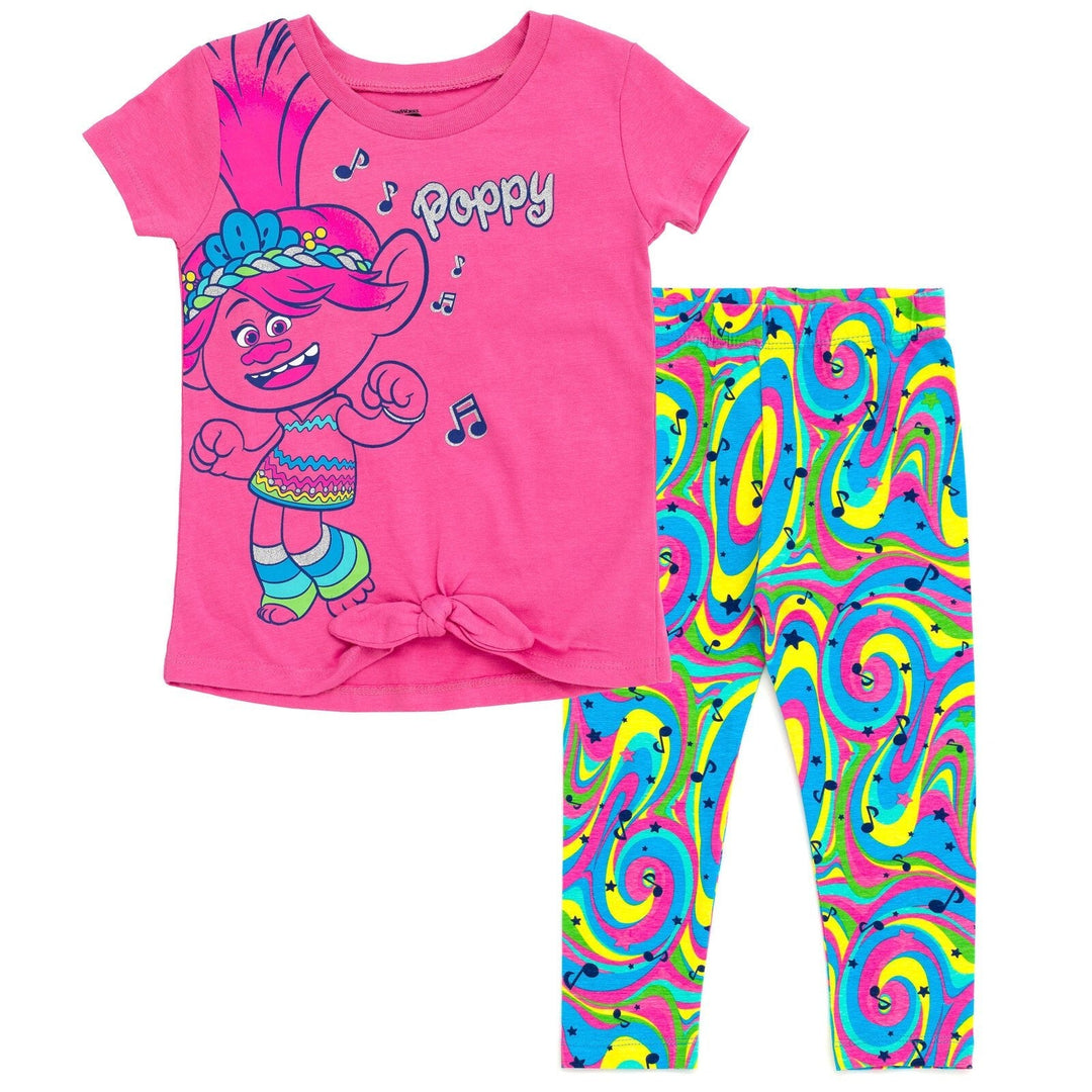 DreamWorks Trolls Poppy T-Shirt and Leggings Outfit Set - imagikids