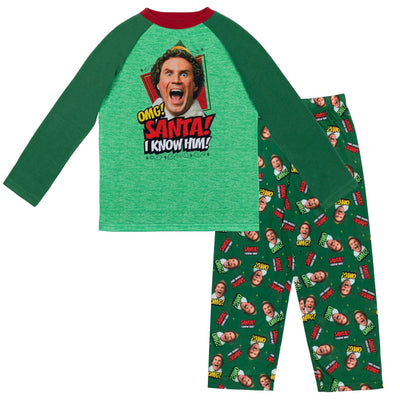 Elf Pullover Pajama Shirt and Pants Sleep Set - imagikids