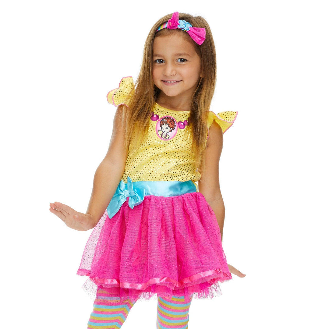 Fancy Nancy Dress Leggings and Headband 3 Piece Set - imagikids