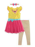 Conjunto de 3 piezas de polainas y diadema Fancy Nancy Dress