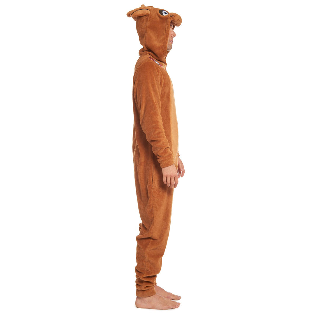 Fleece Zip Up Cosplay Pajama Coverall 3D nose - imagikids