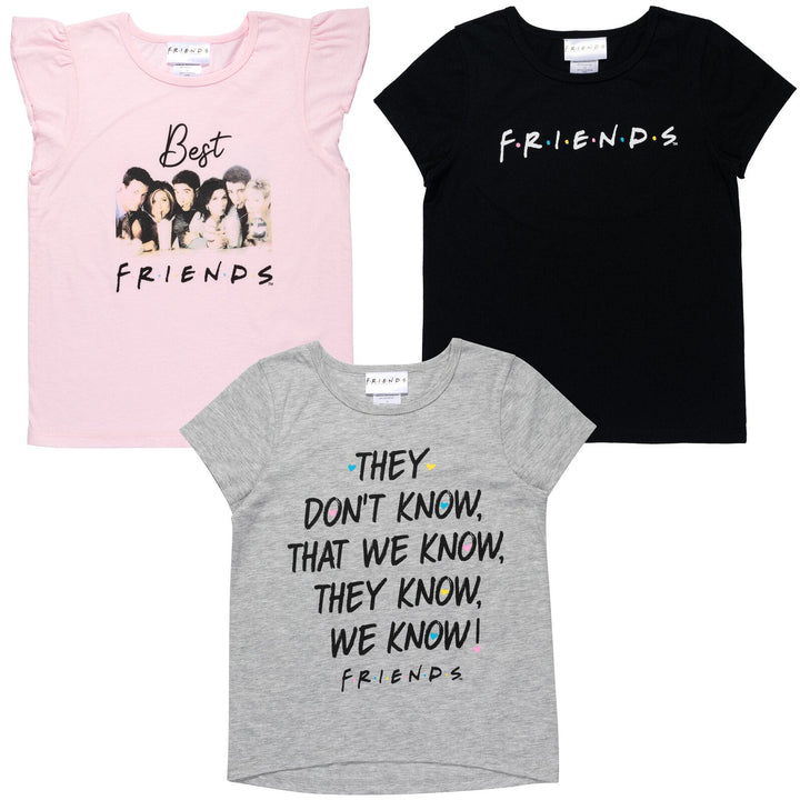 FRIENDS 3 Pack Graphic T-Shirts - imagikids