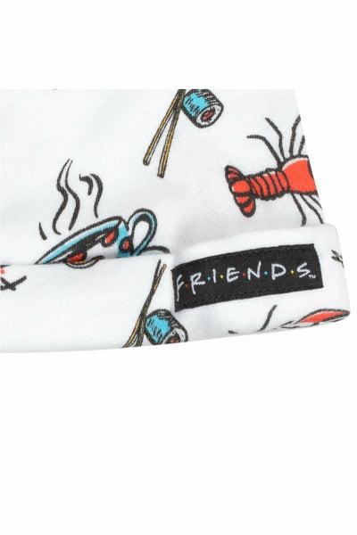 FRIENDS 3 Piece Outfit Set: Bodysuit Pants Hat - imagikids