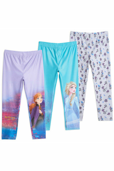 Frozen Anna 3 Pack Leggings - imagikids