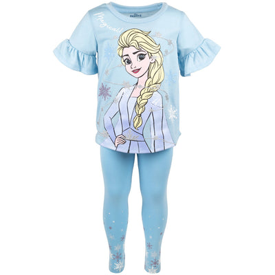 Frozen Queen Elsa Graphic T-Shirt & Leggings - imagikids