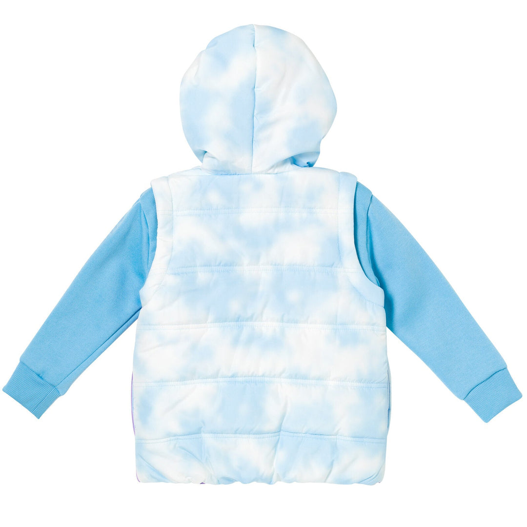 Frozen Queen Elsa Zip Up Vest 2fer Jacket - imagikids