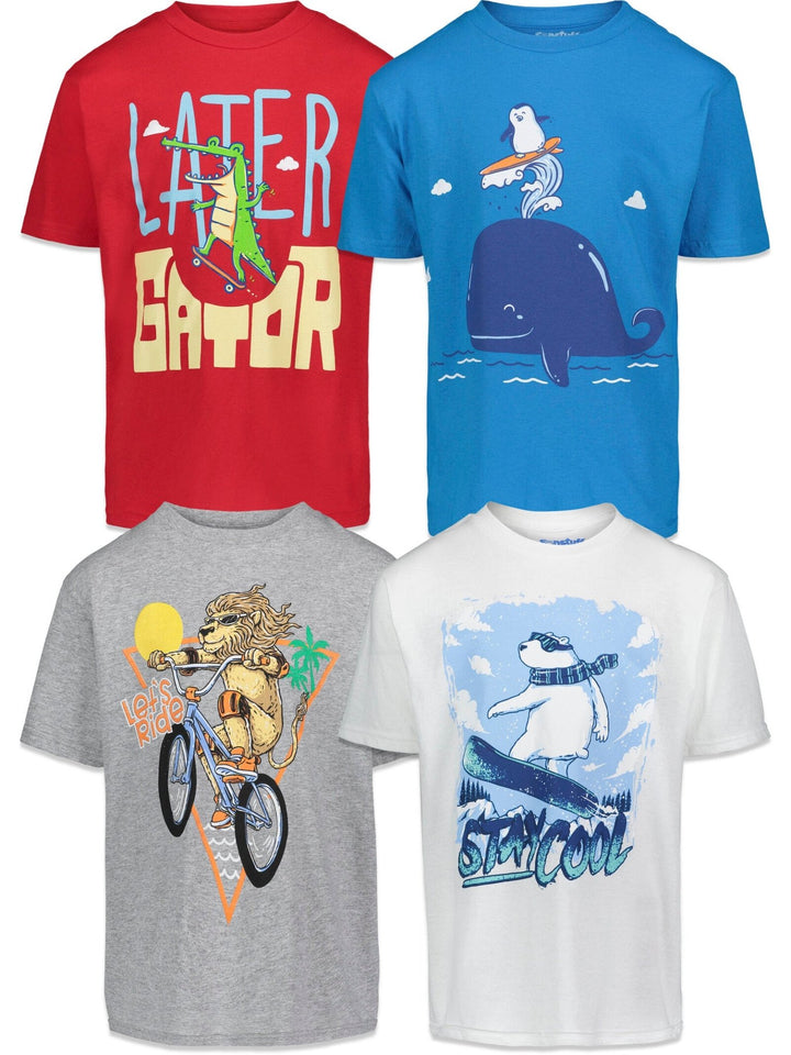 Funstuff 4 Pack T-Shirts - imagikids