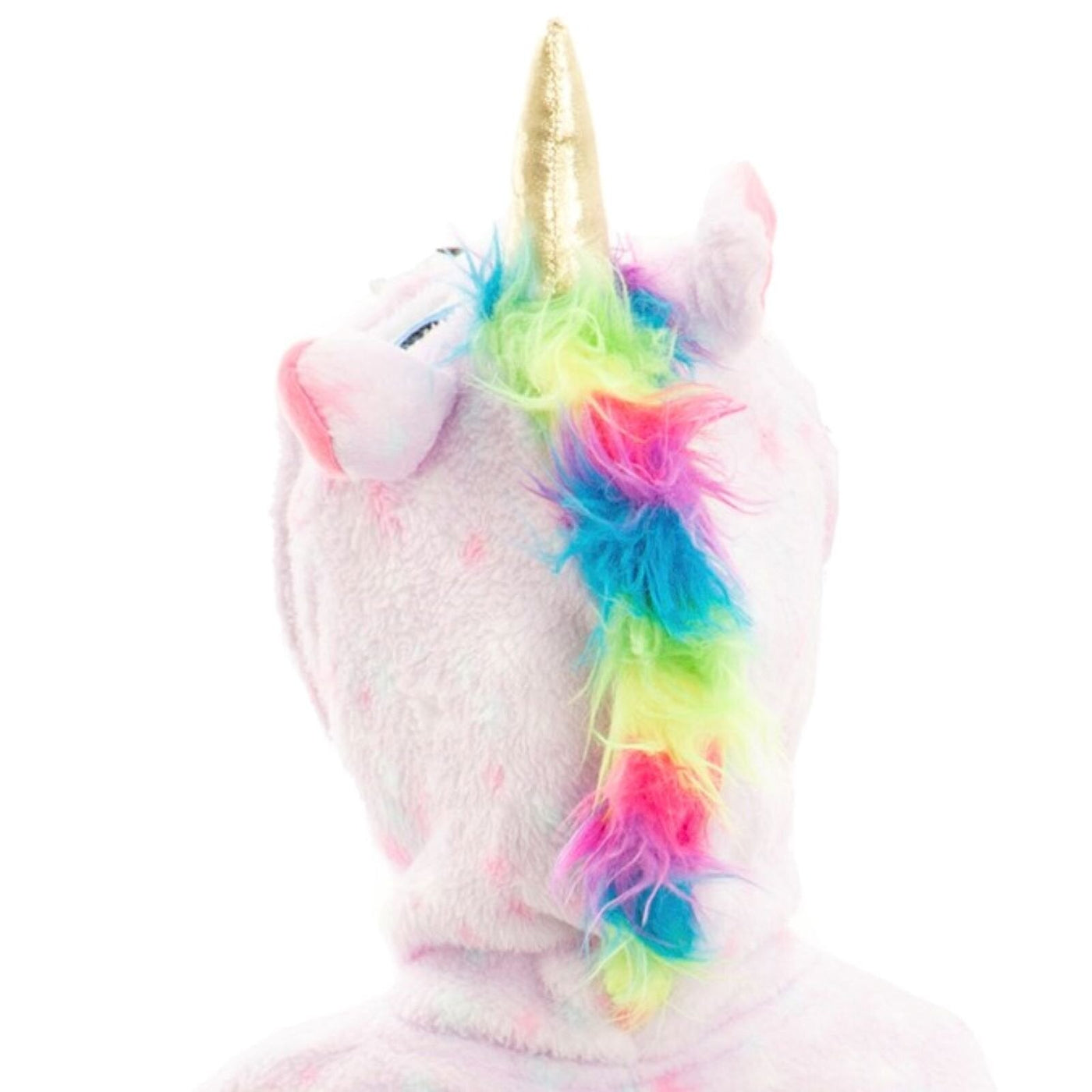 Funstuff Animals Unicorn Girls Fleece Zip Up Cosplay Fur Costume - imagikids