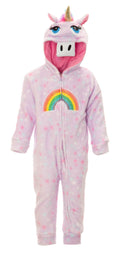 Funstuff Animals Unicorn Girls Fleece Zip Up Cosplay Fur Costume