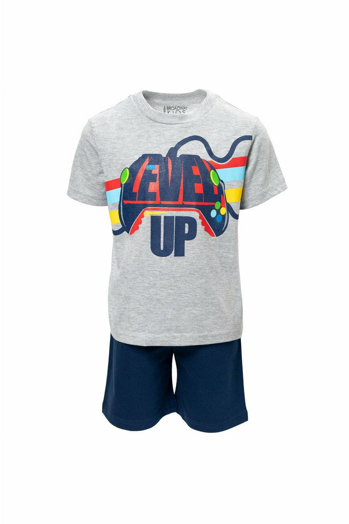 Funstuff Graphic T-Shirt & French Terry Shorts - imagikids