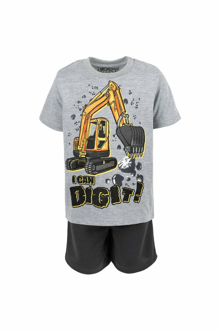 Funstuff Graphic T-Shirt & Mesh Shorts - imagikids