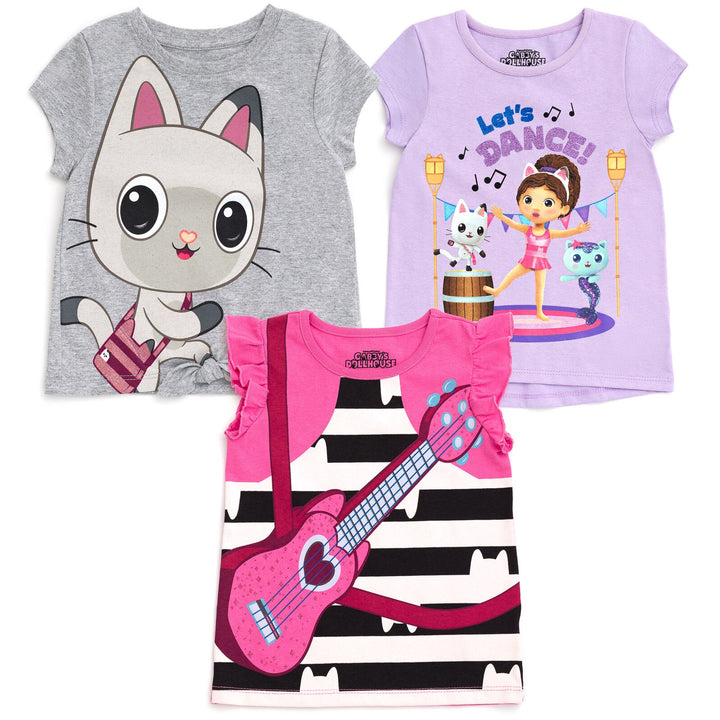 Gabby's Dollhouse 3 Pack T-Shirts - imagikids