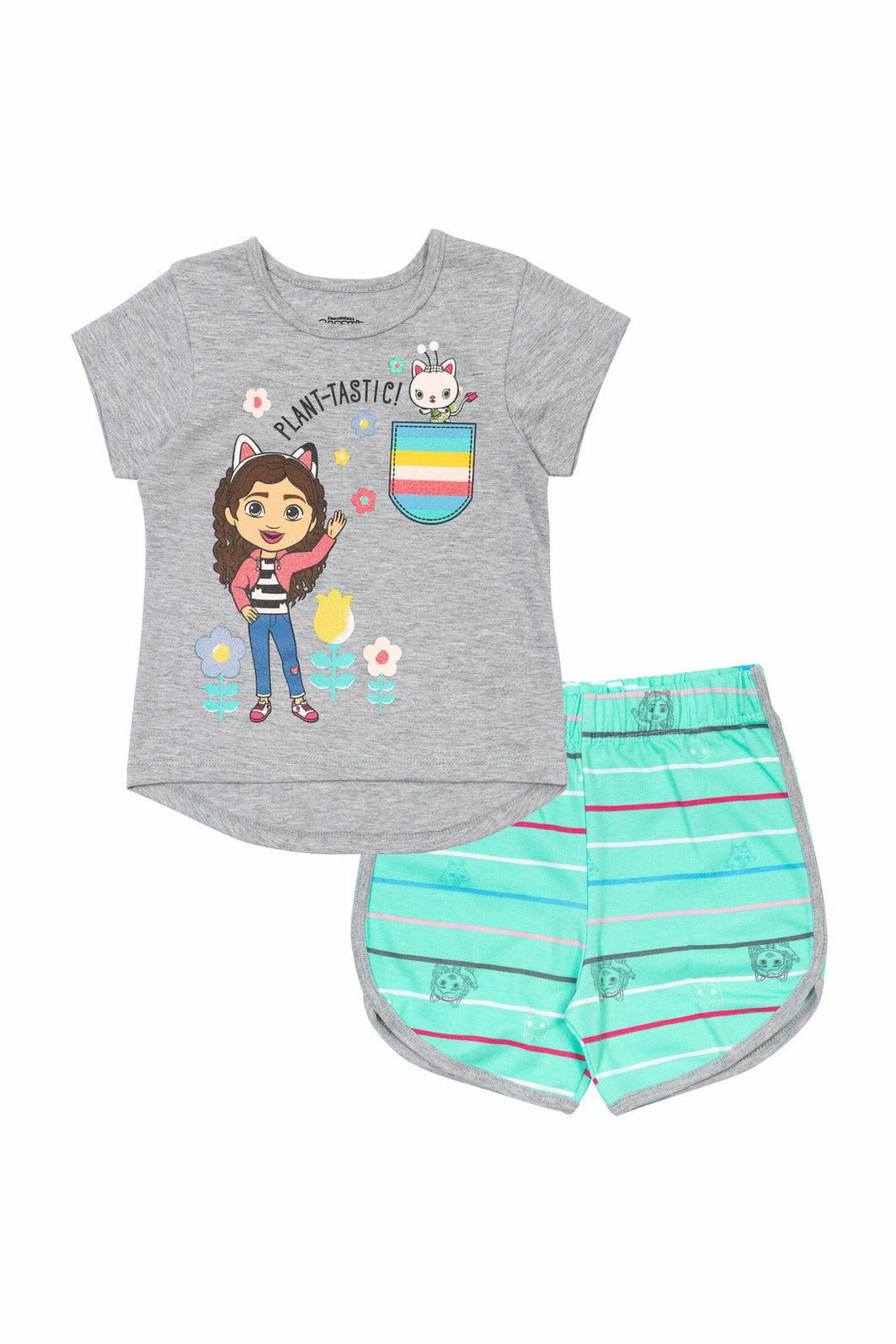 Gabby's Dollhouse Graphic T-Shirt & Dolphin Shorts - imagikids